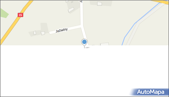 Jaźwiny, Jaźwiny, 15, mapa Jaźwiny