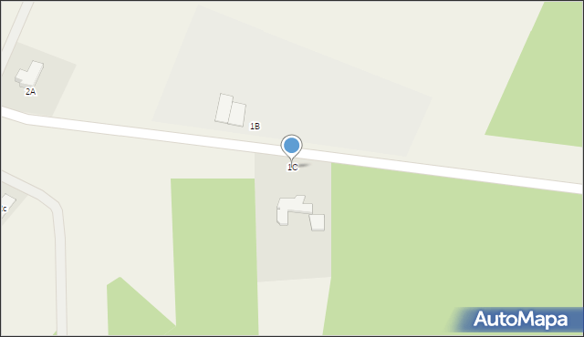 Jaźwiny, Jaźwiny, 1C, mapa Jaźwiny