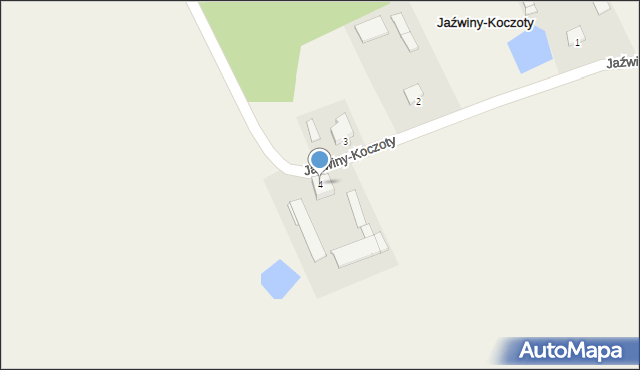 Jaźwiny-Koczoty, Jaźwiny-Koczoty, 4, mapa Jaźwiny-Koczoty