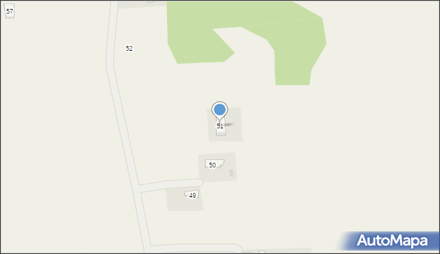 Jaźwiska, Jaźwiska, 51, mapa Jaźwiska