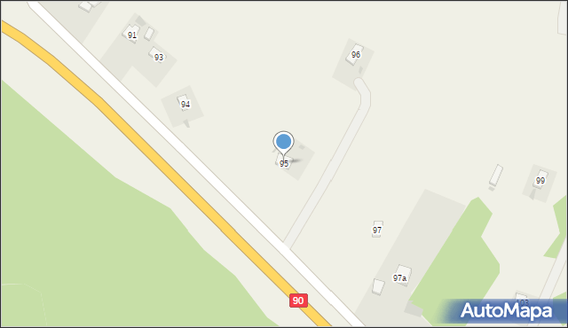Jaźwiska, Jaźwiska, 95, mapa Jaźwiska