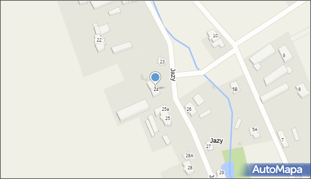 Jazy, Jazy, 24, mapa Jazy