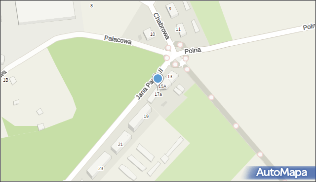 Jezierzyce, Jana Pawła II, 17C, mapa Jezierzyce