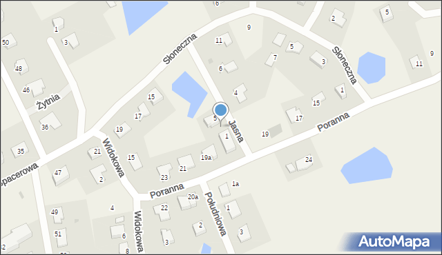 Jonkowo, Jasna, 3, mapa Jonkowo