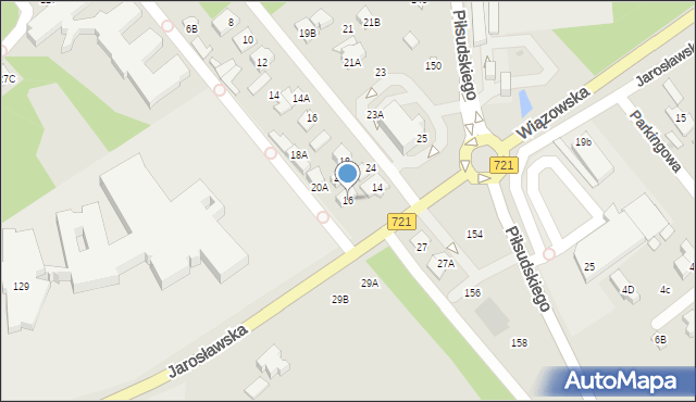 Józefów, Jarosławska, 16, mapa Józefów