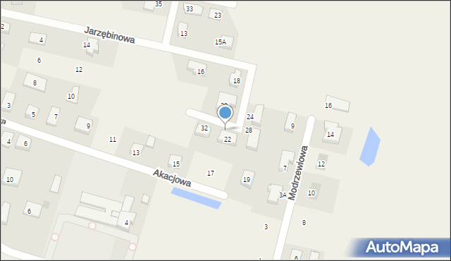 Juszkowo, Jarzębinowa, 30, mapa Juszkowo