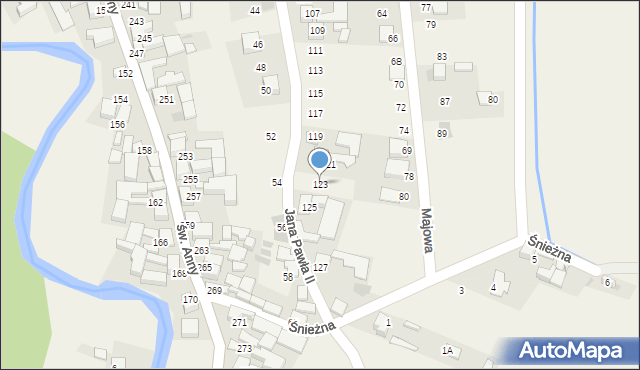 Kacwin, Jana Pawła II, 123, mapa Kacwin