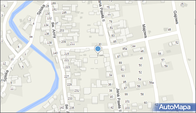 Kacwin, Jana Pawła II, 32a, mapa Kacwin