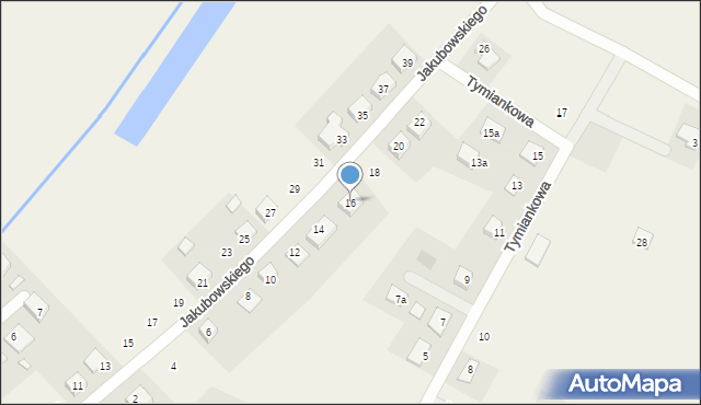 Kaczanowo, Jakubowskiego Józefa Kalasantego, 16, mapa Kaczanowo