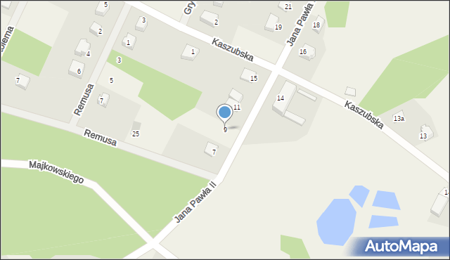 Kalisz, Jana Pawła II, 9, mapa Kalisza