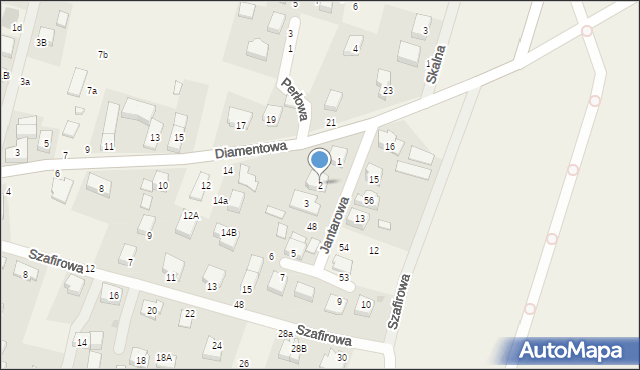 Kamień, Jantarowa, 2, mapa Kamień