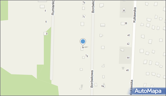 Kamieńczyk, Jagodowa, 7f, mapa Kamieńczyk