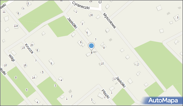 Kamieńczyk, Jaskółki, 8, mapa Kamieńczyk