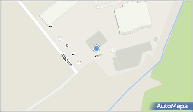 Karczew, Jagodne, 49, mapa Karczew