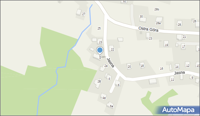 Karniowice, Jasna, 2, mapa Karniowice