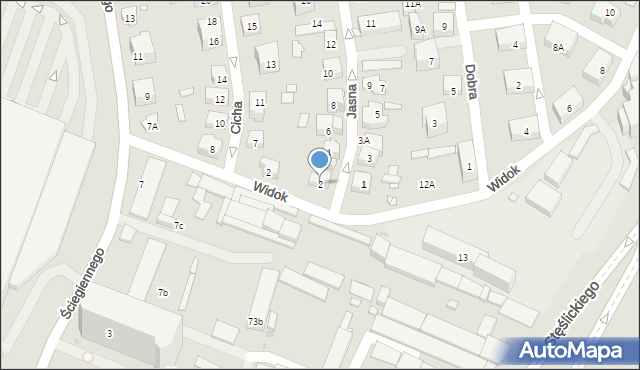 Katowice, Jasna, 2, mapa Katowic