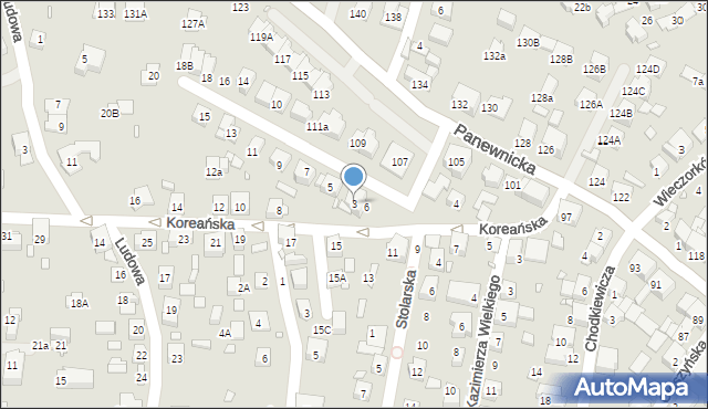 Katowice, Japońska, 3, mapa Katowic