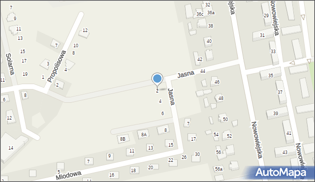 Kaźmierz, Jasna, 2, mapa Kaźmierz