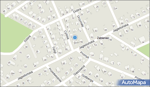 Kędzierzyn-Koźle, Jagiellońska, 57, mapa Kędzierzyna-Koźle
