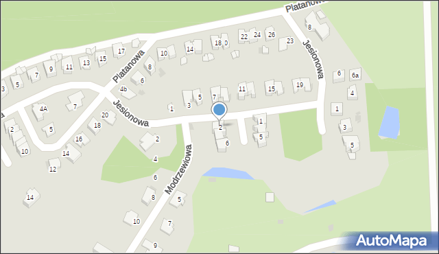 Kędzierzyn-Koźle, Jaworowa, 2, mapa Kędzierzyna-Koźle