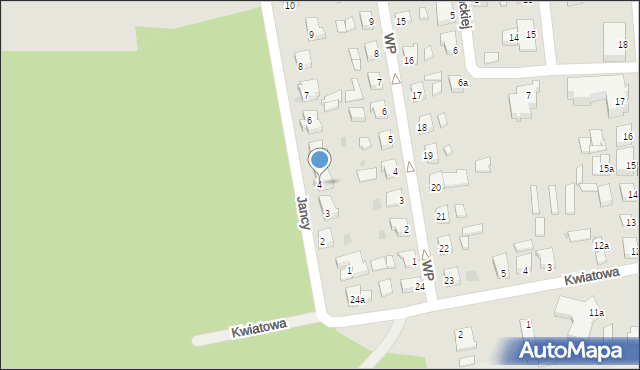 Kępice, Jancy Bogdana, 4, mapa Kępice