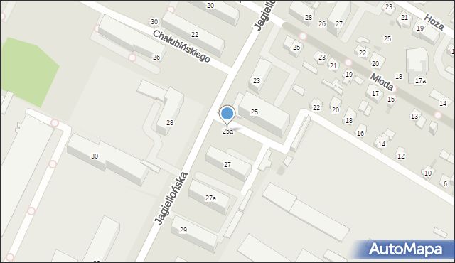 Kielce, Jagiellońska, 25a, mapa Kielc