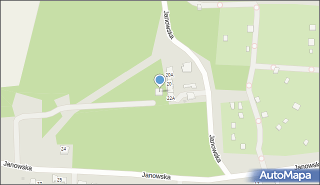 Kielce, Janowska, 44, mapa Kielc