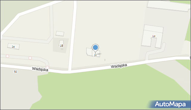 Kieźliny, Jagałły Jakuba, ks., 1c, mapa Kieźliny