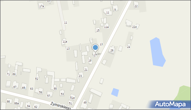 Klembów, Jana Pawła II, 17, mapa Klembów