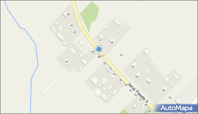 Kłoda, Jana Pawła II, 48, mapa Kłoda