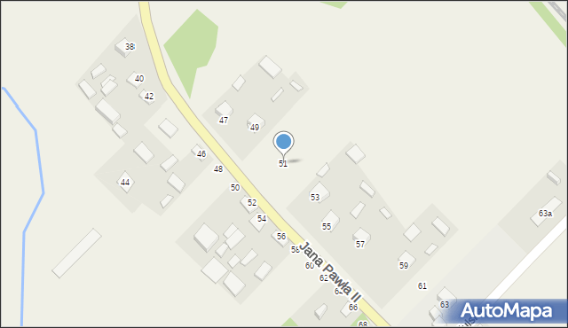 Kłoda, Jana Pawła II, 51, mapa Kłoda