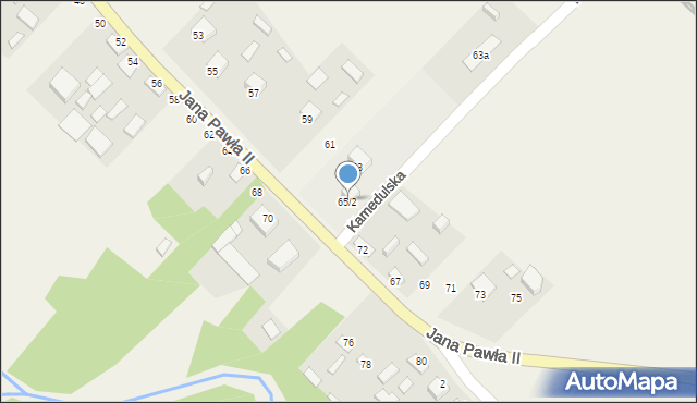 Kłoda, Jana Pawła II, 65/2, mapa Kłoda