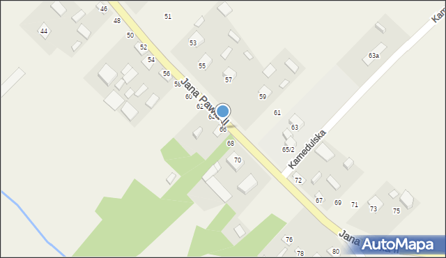Kłoda, Jana Pawła II, 66, mapa Kłoda