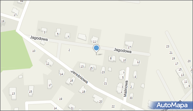 Kłodawa, Jagodowa, 6, mapa Kłodawa