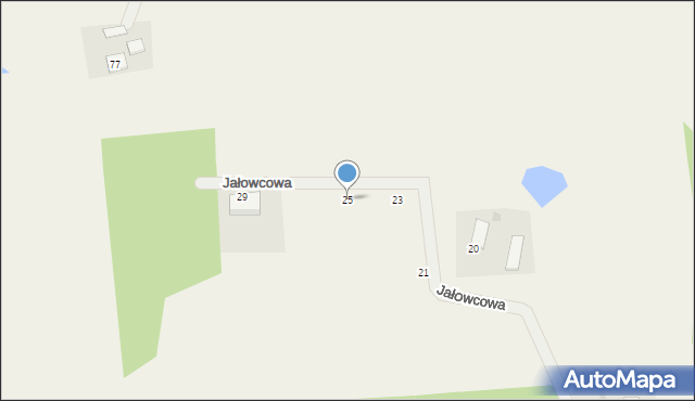 Kłosowo, Jałowcowa, 25, mapa Kłosowo