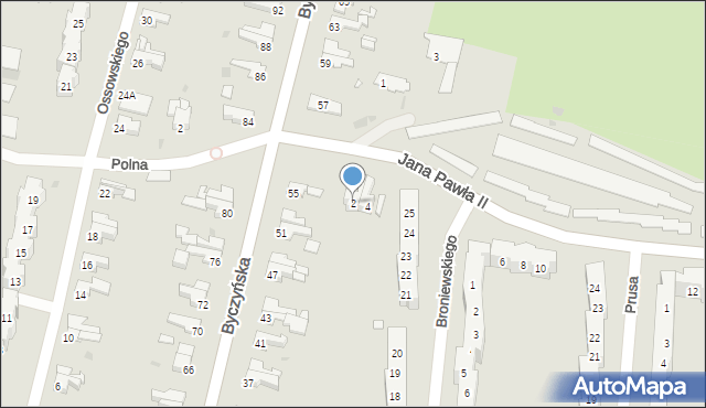 Kluczbork, Jana Pawła II, 2, mapa Kluczbork