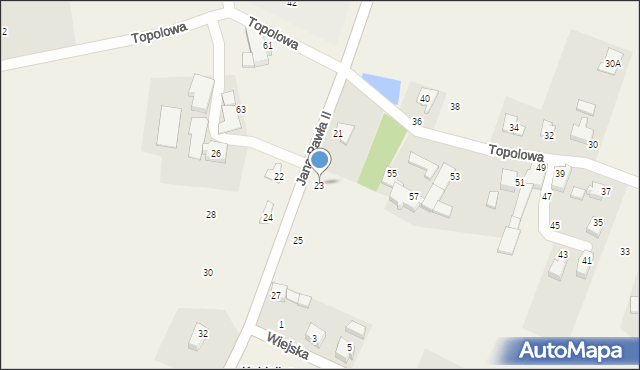 Kobielice, Jana Pawła II, 23, mapa Kobielice