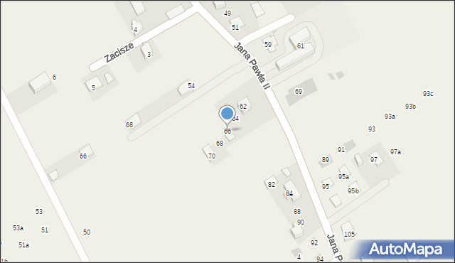 Kobylany, Jana Pawła II, 66, mapa Kobylany