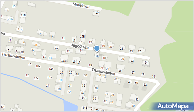 Kobyłka, Jagodowa, 16, mapa Kobyłka