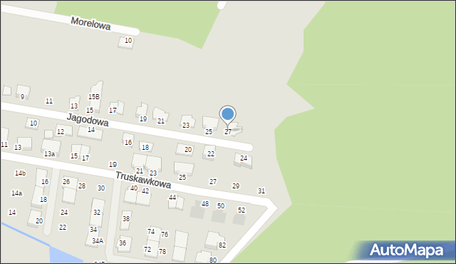 Kobyłka, Jagodowa, 27, mapa Kobyłka