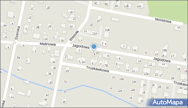 Kobyłka, Jagodowa, 4, mapa Kobyłka