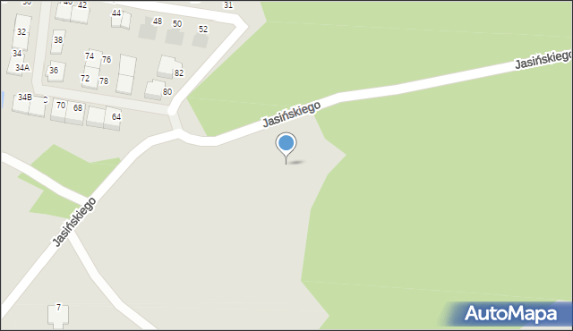 Kobyłka, Jasińskiego Jakuba, 67, mapa Kobyłka