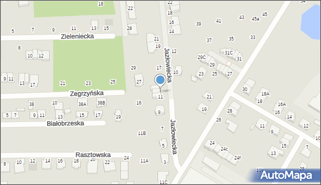 Kobyłka, Jazłowiecka, 13, mapa Kobyłka