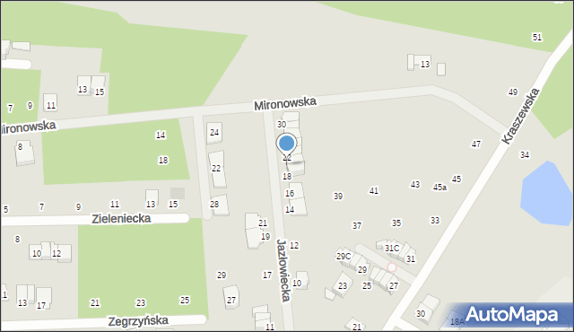 Kobyłka, Jazłowiecka, 20, mapa Kobyłka