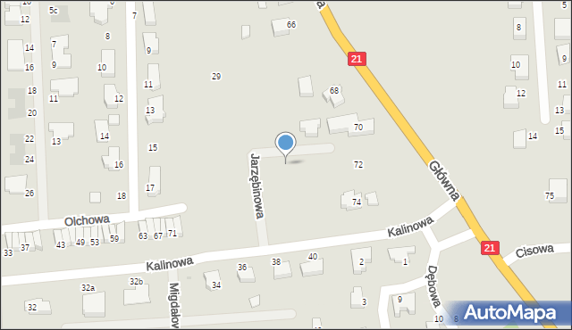 Kobylnica, Jarzębinowa, 4b, mapa Kobylnica