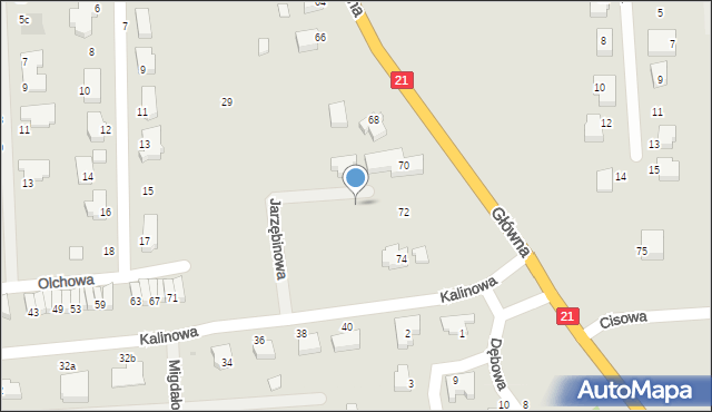 Kobylnica, Jarzębinowa, 6b, mapa Kobylnica