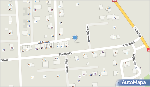 Kobylnica, Jarzębinowa, 7, mapa Kobylnica