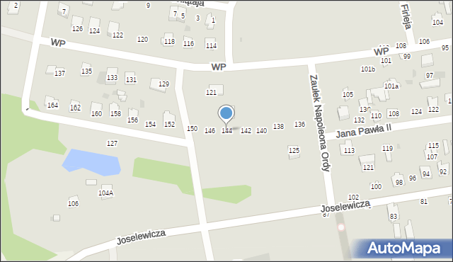 Kock, Jana Pawła II, 144, mapa Kock