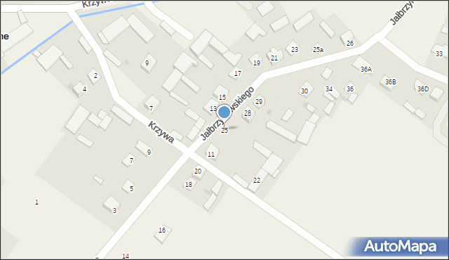 Kołaki Kościelne, Jałbrzykowskiego Romualda, ks. abp., 25, mapa Kołaki Kościelne