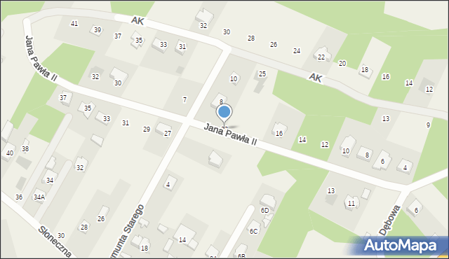 Kołbiel, Jana Pawła II, 23, mapa Kołbiel